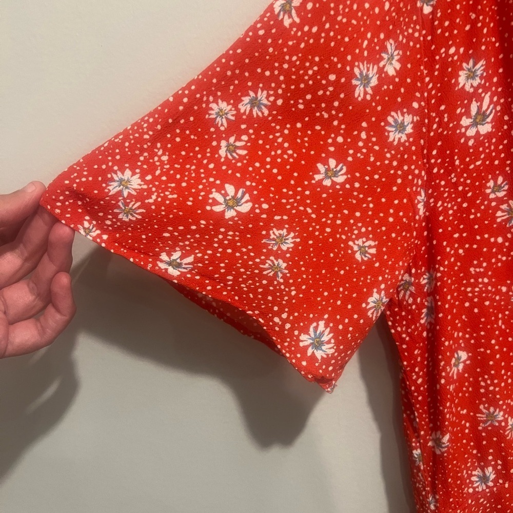 Anthropologie Kachel Floral Tea Dress size 8 - Picture 7 of 11